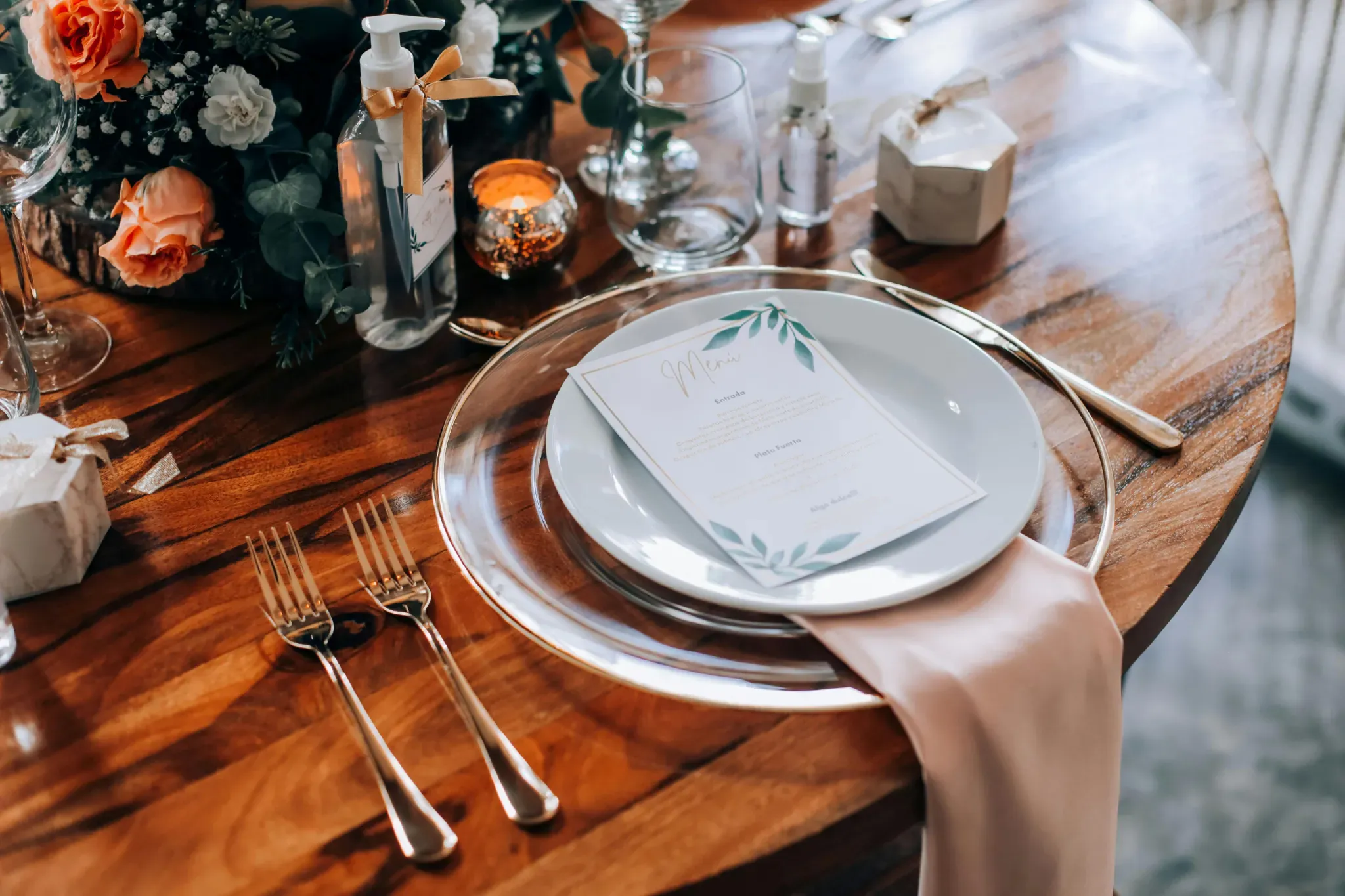 Premium catering presentation